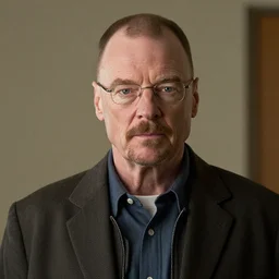 walter white looking away from the camera
