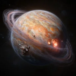 a photorealistic trisolaris system