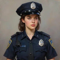 perfectly - portrait of a beautiful female police netflix character, 8 0 s vibe, intricate, highly detailed, digital painting, loose brush strokes, realistic shaded lighting, artstation, concept art, smooth, sharp focus, illustration, realism, oil painting, unreal engine 5, 8 k, art by peter mohrbacher and sam spratt