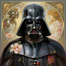 portrait of darth vader, robot steampunk, floral! horizon zero dawn machine, intricate, elegant, highly detailed, ray tracing, digital painting, artstation, concept art, smooth, sharp focus, illustration, art by artgerm and greg rutkowski and alphonse mucha, 8 k