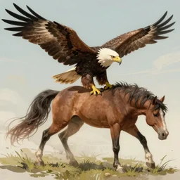 a horse eagle!!! hybrid! fantasy art - n 9