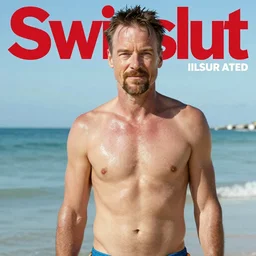 Walter White on the cover of Swimsuit Illustrated (2020)