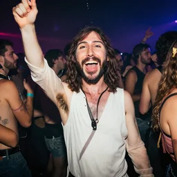 jesus at a rave party