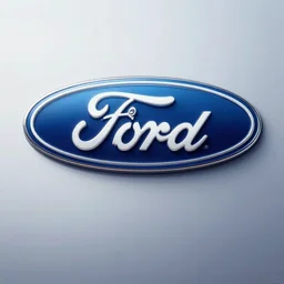 ford logo, badge, sci - fi futuristic cyberpunk