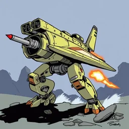 harrier jet mech metal slug fan art 1 9 9 8