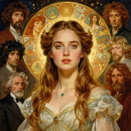 hyper realistic portrait painting of princess nathalie portman in the style of wayne barlowe, gustav moreau, goward, gaston bussiere and roberto ferri, santiago caruso, and austin osman spare, bouguereau, alphonse mucha, saturno butto, beksinski, sorayama and moebius. occult art, alchemical diagram