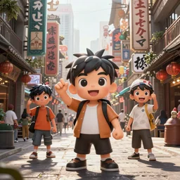 photo cartoon illustration comics manga painting of street : 6 fantasy, digital painting, unreal engine, 8 k, volumetric lighting, contrast