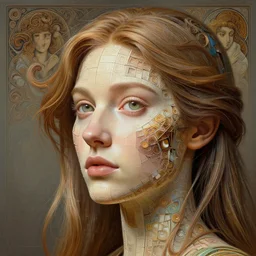 artificial intelligence woman face being built piece by piece, almost done, fibonacci, intricate, highly detailed, digital painting, artstation, concept art, smooth, sharp focus, illustration, unreal engine 5, 8 k, art by artgerm and greg rutkowski and alphonse mucha