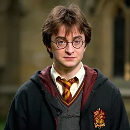 a portrait of old harry potter, trending on artstation