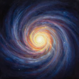 cosmic cataclysmic visions of an astral spiralling portal, volumetric lighting, crepuscular rays and light scattering by greg rutkowski, tony sart and sylvain sarrailh, conceptartworld rendered in oil on canvas