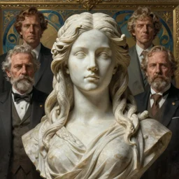jessica alba marble statue, cinematic lighting, fantasy, intricate, highly detailed, lifelike, photorealistic, digital painting, artstation, illustration, concept art, sharp focus, art by john collier and albert aublet and krenz cushart and artem demura and alphonse mucha