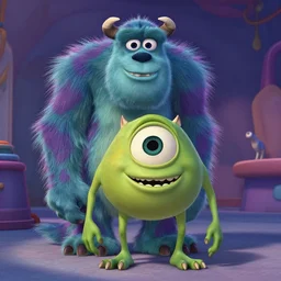 a still from monsters inc ( 2 0 0 1 ) scare factory.