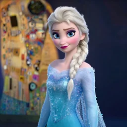 elsa from frozen, hyper realistic, hyper detailed, digital art, trending in artstation, cinematic lighting, studio quality, smooth render, unreal engine 5 rendered, octane rendered, art style by klimt and nixeu and ian sprigger and wlop and krenz cushart