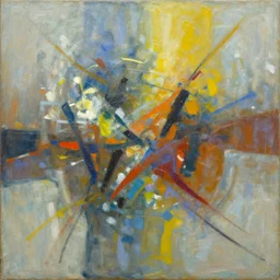 abstract art representing momentum, oil painting by john berkey and gabriel dawe, masterwork