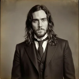 jared leto antique photograph