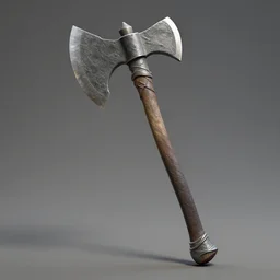 digital artwork of a war axe. trending on artstation. zbrush, pbr, sculpt, unreal engine 5, concept art, gaming.