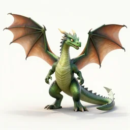 a dragon with small wings