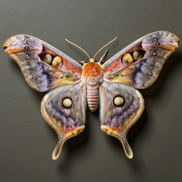 photo of the alien moth, colorful, highly detailed, ornate wings, photorealistic, stunning, beautiful, by alfred muha