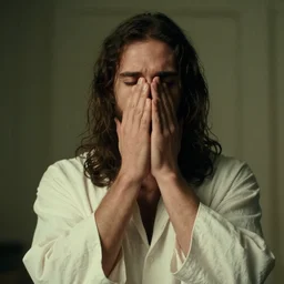 facepalm jesus, facepalm, cinematic