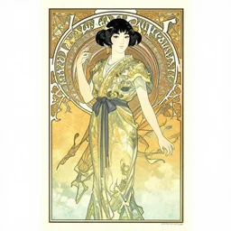 rob king's house of martial art book club, poster, drawn by yoshitaka amano, art nouveau, ukiyo - e - n 4