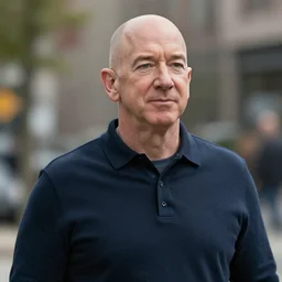 homeless jeff bezos, focused shot, realistic, octane render
