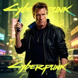 cyberpunk Clint Eastwood