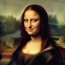 medium shot of emma watson as mona lisa in the new movie directed by steven spielberg, detailed face, movie still frame, promotional image, imax 7 0 mm footage