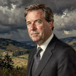 Tucker Carlson, by arthur-rackham