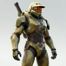 halo game concept art, by leyendecker