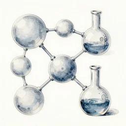 chemical reaction, intricate cyberpunk watercolor painting by john singer sargent
