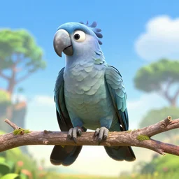 pixar movie about realistic kea