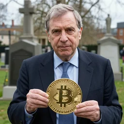 paul krugman, a victim of great bitcoin flu, grave at highgate cemetery in london