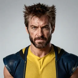 portrait of Hugo Weaving as Wolverine, art by greg rutkowski, matte painting, trending on artstation