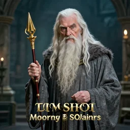Long Shot af a old wizard, award winning photo