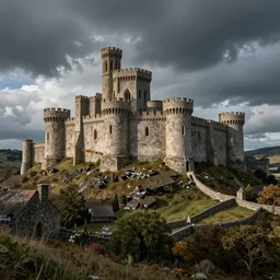 medieval landscape scenic
