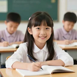 a delightful young girl to have in class
