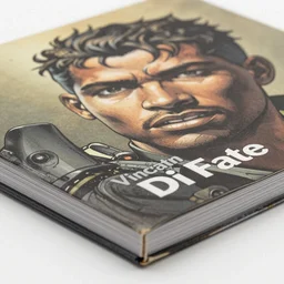 closeup of comic cover, artbook cover, by Vincent Di Fate, highly detailed,soft lighting, film grain, medium format, 8k resolution, oil on canvas