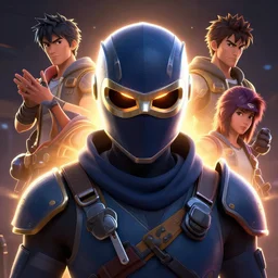 epic mask helmet robot ninja portrait stylized as fornite style game design fanart by concept artist gervasio canda, behance hd by jesper ejsing, by rhads, makoto shinkai and lois van baarle, ilya kuvshinov, rossdraws global illumination radiating a glowing aura global illumination ray tracing hdr render in unreal engine 5