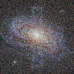 a picture of a cross galaxy, a galaxy in the shape of a cross