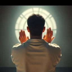 a photorealistic photograph of man facing forward. his hands are relaxed at his sies. his palms are not visible. bright scene. fine detail. this 4 k hd image is trending on artstation, featured on behance, well - rendered, extra crisp, features intricate detail, epic composition and the style of unreal engine.