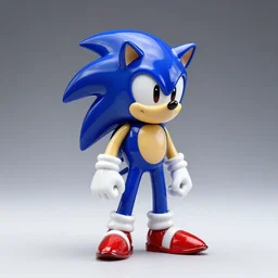 a statue made of blue and red glass, of sonic the hedgehog and dr. eggman wearing alexander mcqueen, transhumanism, full body shot, perfect symmetrical body, perfect symmetrical face, hyper realistic, hyper detailed, by johannen voss, by peter kemp, by monia merlo, by michelangelo, by ernst haeckel, by alex grey, octane render, blender, 8 k