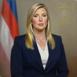 Painting of Ivanka Trump by Kehinde Wiley