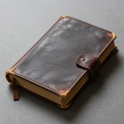 old leather book