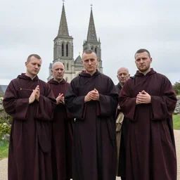 photo of breton monks