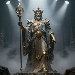 ancient god divinity, spotlights, mist, hd, trending on artstation