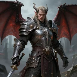 a ruthless dwarf paladin, 8 k, hyperrealistic, dragon slayer, hyperdetailed, fantasy portrait by laura sava