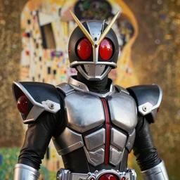 japan kamen rider with oval eyes, intricate detail, royo, whealan, giger, klimt, hd, octane render, unreal engine,