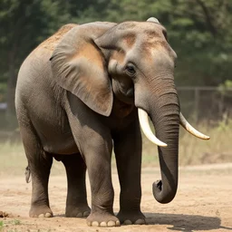 human body with head of elephant