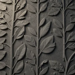 openworks pattern of leaves and branches, stunning 3D texture, greyscale, warm gloomy lighting, deep shadows, octane render, unreal engine, cgsociety