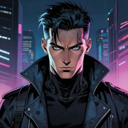 « beautiful comic style portrait of cyberpunk king by greg rutkowski, very detailed »